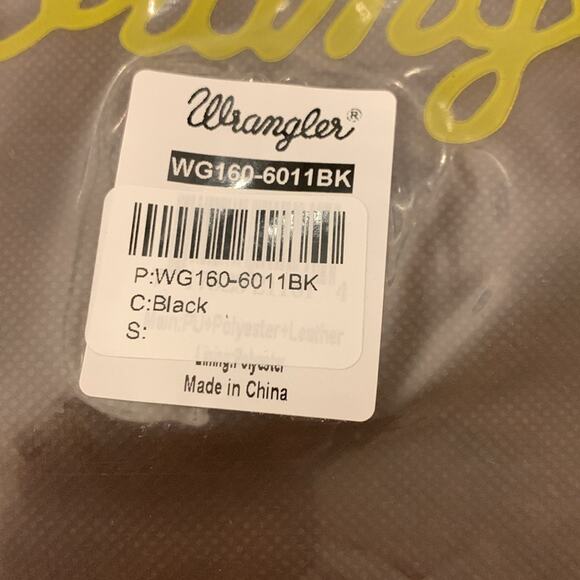 NWT Wrangler Sherpa Mini Tote Crossbody Bag - Black - Picture 11 of 12